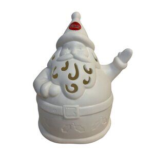 NEW Art Minds Waving Santa Claus Ceramic Ready To Paint/Paintable Lights-Up 8"T